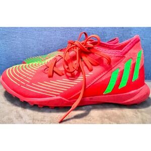 Adidas Predator Freak 3 TF Junior Soccer Cleats Red Neon Green Size 2
